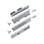 Kit de tiroirs DWD XP Soft-Close - 550 mm, Aluminium blanc. similaire à RAL 9006, 1 pcs