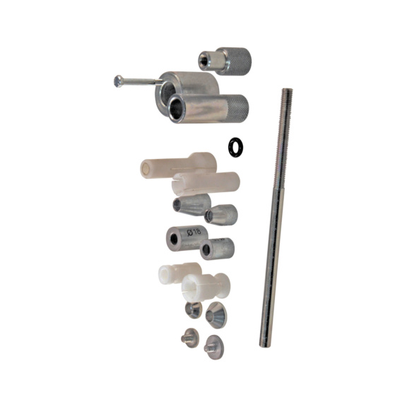 Raccord Rapide à air comprimé + Embout + Colliers Kit d'Accouplement de 4  pcs