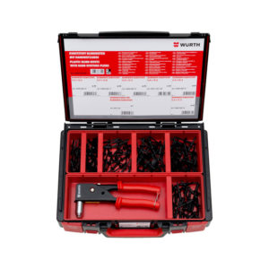 Assortiment de rivets aveugles en plastique
