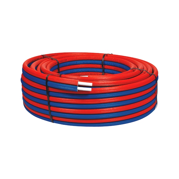 Henco tube multicouche + gaine 16 x 2 rouge rouleau 100 m