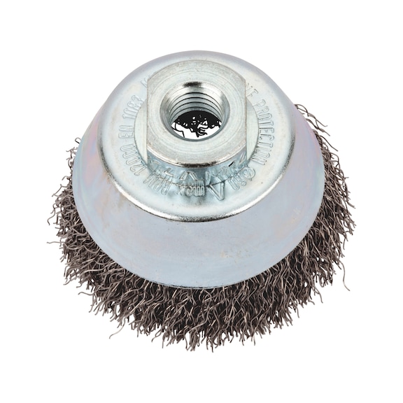 Brosse boisseau Sit acier pour meuleuse M14 D.80 mm - Achat Brosse