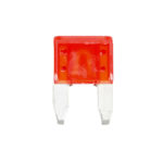 Fusible à 2 broches Minifuse - 10 A, Rouge, 32 V/CC, -40 à 125 °C, 10 pcs/25 pcs