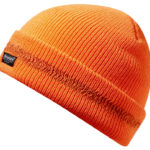 Bonnet tricoté de protection haute visibilité - Orange, Taille unique, 100% acrylique, 100% polyester, 1 pcs