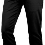 Pantalon de bureau chino - Noir, 58, 52, 98 % coton. 2 % élasthanne, 1 pcs