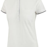 Polo de bureau en jersey pour femme - XL, Blanc, 100% coton, 1 pcs