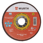 Disques à tronçonner WÜRTH pour Aluminium - 125 mm, 1.6 mm, Plat, 12200 tr/min, 50 pcs