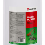 Graisse lubrifiante multi-usage, engins chantier - 5 kg, Bidon en fer-blanc, KP2N-30, -20 à 140 °C, 1 pcs