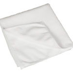 Chiffon microfibre Basic blanc - 70% polyester. 30% polyamide, 38 x 38 cm, Blanc, 38 cm, 10 pcs