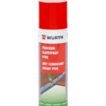 Spray lubrifiant sec PTFE - Polytétrafluoroéthylène, Transparent laiteux (film de protection), 0.6 g/cm³, Caractéristique, 1 pcs