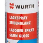 Peinture en spray, brillant satiné - 400 ml, Noir RAL 9005, Nitro-alkyde, Brillant satiné, 1 pcs