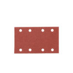 Bandes de papier abrasif à sec, bois KP perfect - 81 mm x 133 mm, 8 trous, P120, Barrette, 50 pcs