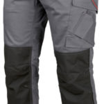 Stretch X pantalon de travail - Gris, 48, 42, 72 % coton. 25 % polyester. 3 % élasthanne, 1 pcs