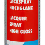 Peinture en spray, haute brillance - 600 ml, Jaune zinc RAL 1018, Buse en éventail, Nitro-alkyde, 1 pcs