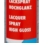 Peinture en spray, haute brillance - 600 ml, Gris graphite RAL 7024, Buse en éventail, Nitro-alkyde, 1 pcs