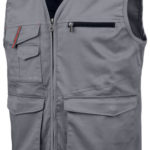 Veste Stretch X - Gris, XL, 72 % coton. 25 % polyester. 3 % élasthanne, 1 pcs