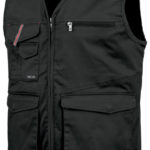 Veste Stretch X - Anthracite, L, 72 % coton. 25 % polyester. 3 % élasthanne, 1 pcs