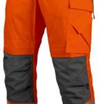 Pantalon haute visibilité fluo, classe 2 - Orange. Anthracite, 50, 44, 74 % polyester. 22 % coton. 4 % élasthanne, 1 pcs