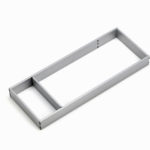 Cadre Tavinea Sorto Vionaro/DWD XP - Gris argent similaire à RAL 9006, A partir de 300 mm, 186 mm, Vionaro H89 / DWD-XP H95, 1 pcs