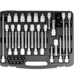Assortiment d'embout spéciaux Entraînement 1/4 et 1/2 pouce - 1/2 pouce. 1/4 pouce, Quatre pans intérieurs, 38 PCS, 6500 g, 1 pcs