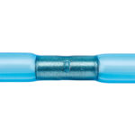 Connecteur bout-à-bout serti thermorétractable - 1.5-2.5 mm², Bleu, 35 mm, 30 kV/mm, 25 pcs/100 pcs