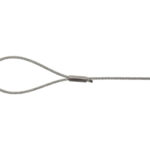 Embout câble métallique avec boucle – C2C - 1000 mm, 2.600 g, 600 N, Acier, 10 pcs