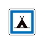 Panneaux de type CE - CE4a, RA1/A, Bleu. Blanc, 350 mm, 1 pcs