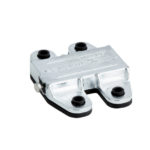 Support plat pour gaine de ventilation - 450 N, Fonte de zinc, 2.0-2.0 mm, -10 à 70 °C, 8 pcs