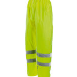 Pantalons de pluie haute visibilité - Jaune, M, 100% polyester, 1 pcs