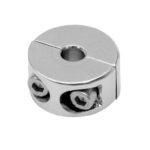 Serre-câble rond - 10 mm, 20 mm, Acier inoxydable A4. 1.4401, Brut, 10 pcs