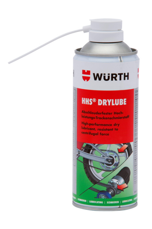 Lubrifiant Chaine sec haute performance moto Würth - Moto Vision