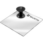 Miroir d'inspection - 95 mm, 95 mm, Plastique, 1 pcs