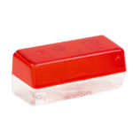 Cabochon de rechange pour feu de position - Plastique, Rouge. Blanc, Hella 9EL132 215-001, 10 pcs