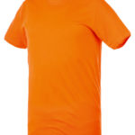 T-shirt Job+ - Orange, S, 100 % jersey de coton, 1 pcs