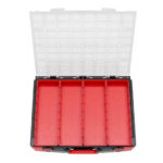 Coffret rangement transparent vide 8.4.1 + boites - 4 PCS, 2400 g, 8.4.1, 500 x 380 x 85 mm, 1 pcs