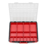 Coffret rangement transparent vide 8.4.1 + boites - 16 PCS, 2400 g, 8.4.1, 500 x 380 x 85 mm, 1 pcs