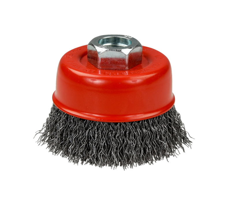 Brosse boisseau Sit acier pour meuleuse M14 D.80 mm - Achat Brosse  métallique