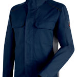 Veste Cetus - Bleu foncé. Gris, 3XL, 65% polyester. 35% coton, 1 pcs