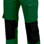 Pantalon Cetus - Vert. Noir, 48, 42, 65% polyester. 35% coton, 1 pcs