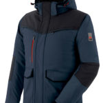 Veste softshell d'hiver Stretch X - Bleu, L, 96% polyester. 4% élasthanne, 40°C, 1 pcs