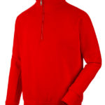 Sweat-shirt de travail Job+ - Rouge, L, 70% coton. 30% polyester, 1 pcs