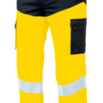 Pantalon de travail Würth MODYF haute-visibilité jaune/marine