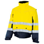 Blouson de travail Würth MODYF 2 en 1 haute-visibilité jaune/marine Blouson de travail Würth MODYF 2 en 1 haute-visibilité jaune/marine - Orange. Marine, 3XL, Polyester avec revêtement PU, 1 pcs