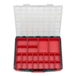 Coffret rangement transparent vide 8.4.1 + boites - 22 PCS, 3643 g, 8.4.1, 500 x 380 x 85 mm, 1 pcs