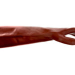 Gant de protection chimique PVC avec tissu de renfort - 9, 580 mm, Polychlorure de vinyle - PVC, En coton, 3 pcs