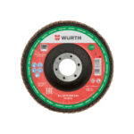 Disque à lamelles WÜRTH zirconium - 125 mm, 40, Bombé, 12250 tr/min, 1 pcs/10 pcs