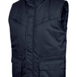 Gilet de travail matelassé smart - Noir, S, 65% coton. 35% polyester, 200 g, 1 pcs