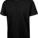 T-shirt Office en coton - Noir, 4XL, x, 1 pcs