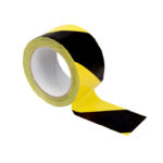 Ruban adhésif pour marquage de signalisation - 66 m, 60 mm, Jaune-noir, Polychlorure de vinyle - PVC souple, 1 pcs