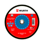 Disques à tronçonner WÜRTH pour Matériaux de construction - 125 mm, 12200 tr/min, 3.2 mm, Déporté, 50 pcs