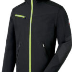 Veste souple Stretch Evolution - Anthracite. Vert citron, XXL, 52 % polyamide. 40 % polyester. 8 % élasthanne, 1 pcs